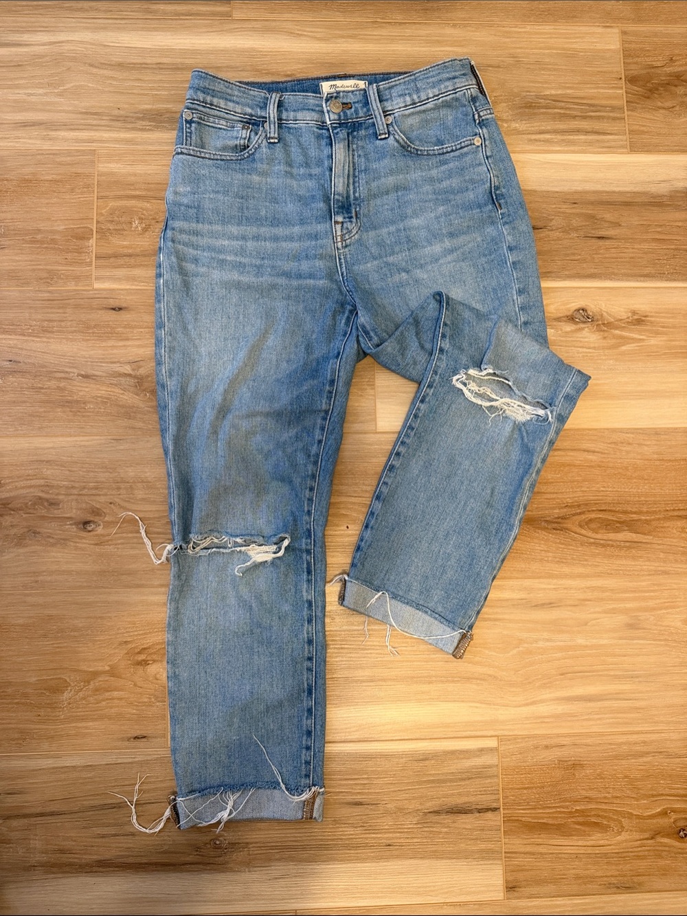 Madewell The High-Rise Slim Crop Boyjean